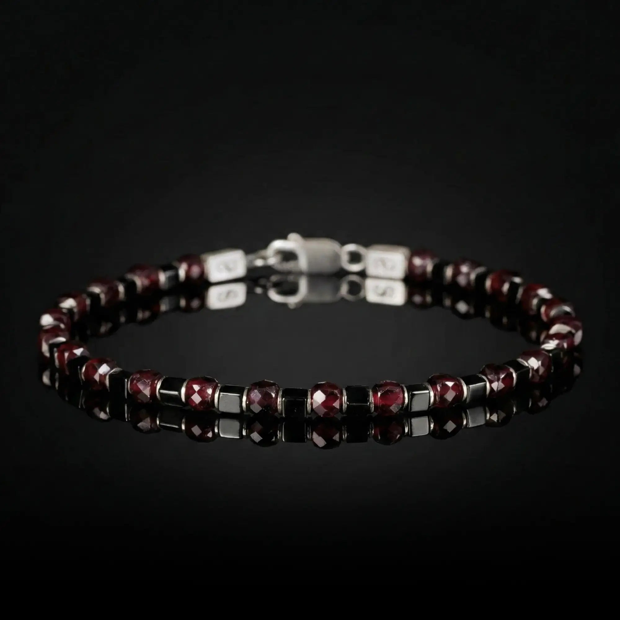 Red Garnet Bracelet XI (4mm)