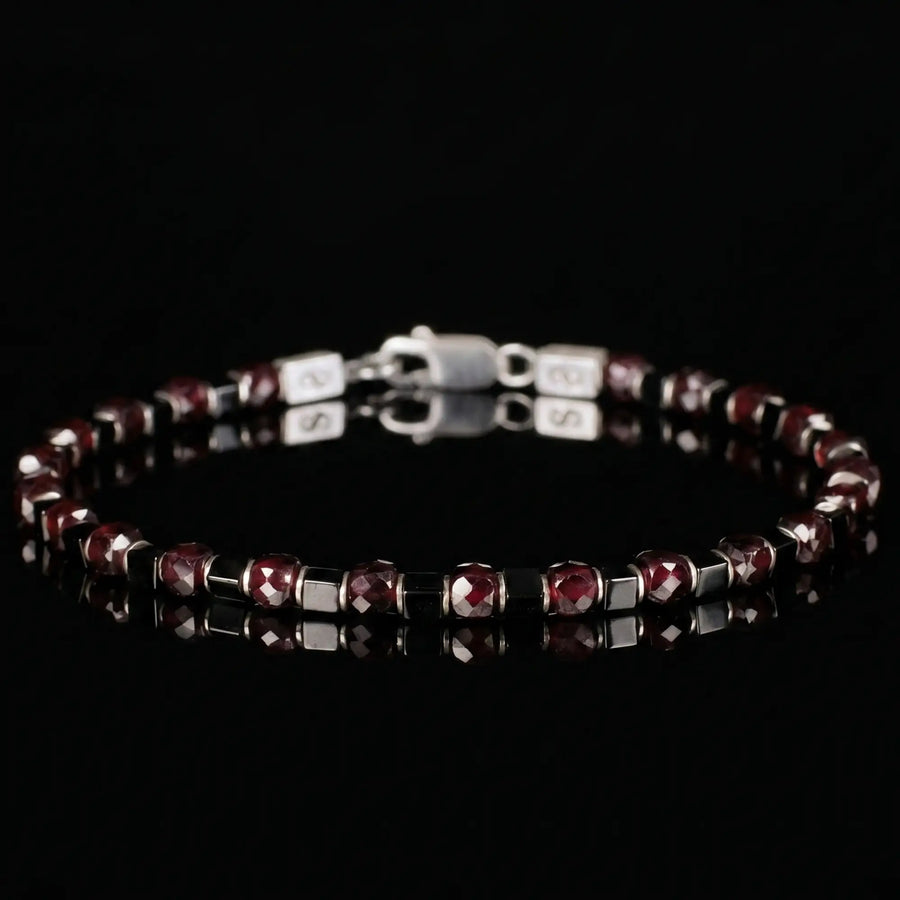 Red Garnet Bracelet XI (4mm)