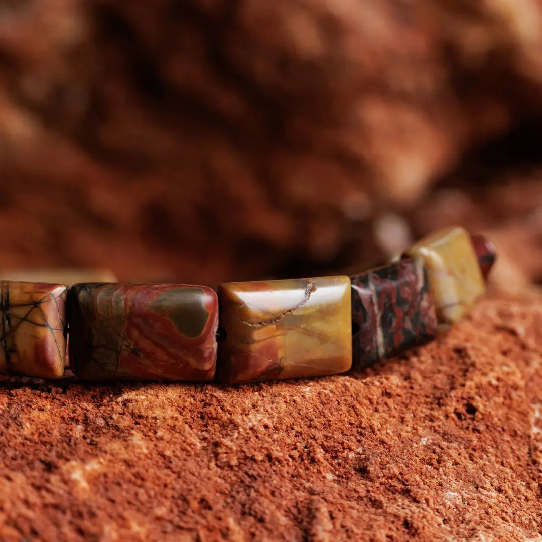 Red Creek Jasper Bracelet II (12x8mm)