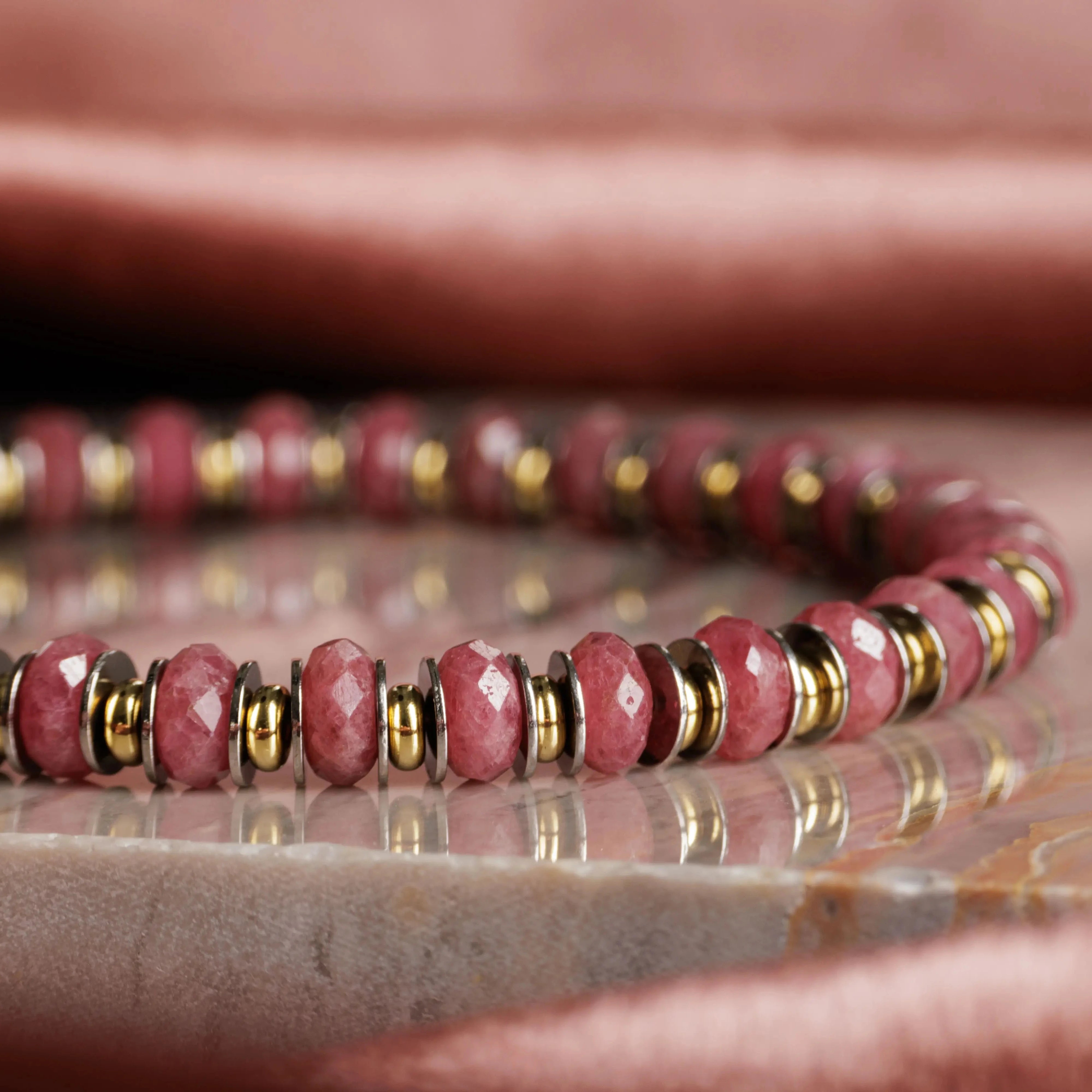Rhodonite Bracelet III (6mm)