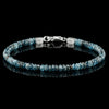 Teal Kyanite Bracelet IX (4mm)