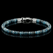 Teal Kyanite Bracelet IX (4mm)