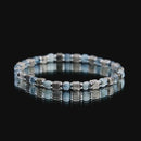 Picasso Jasper - Aquamarine Bracelet V (4mm)