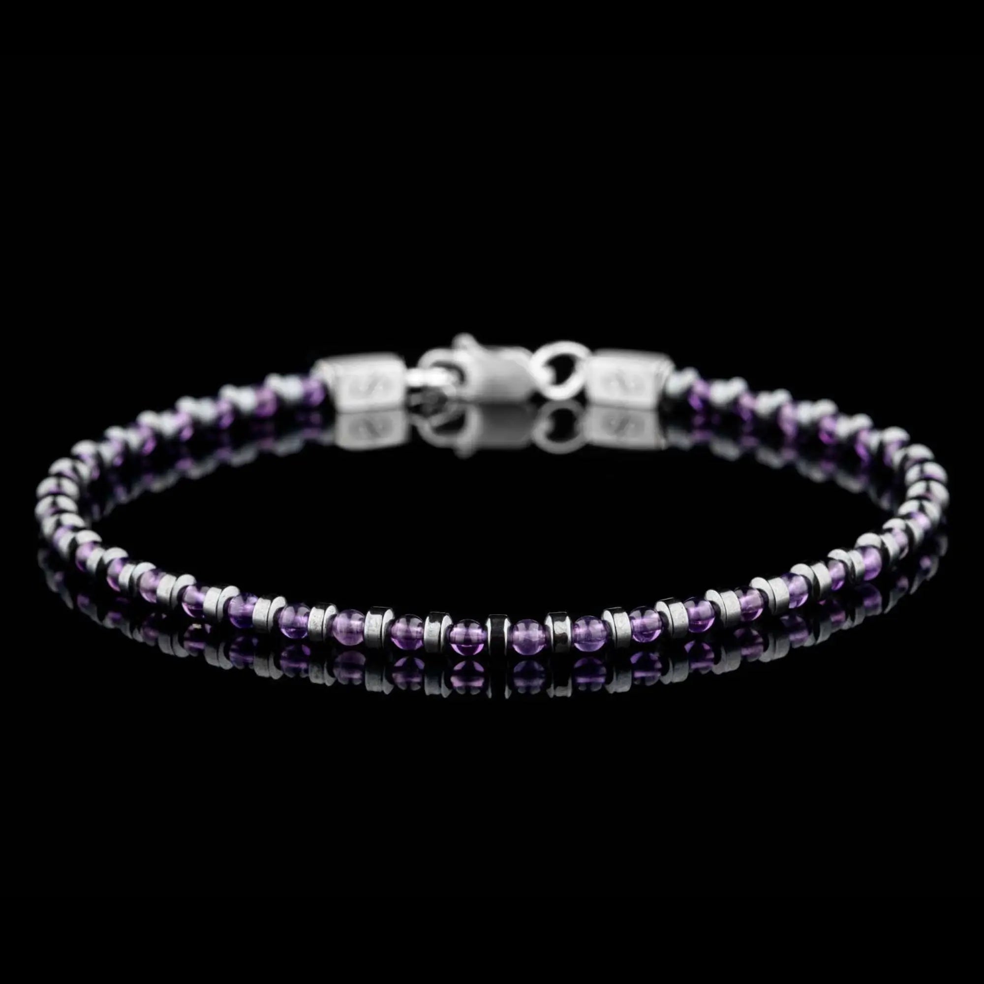 Amethyst-Armband XVIII (2mm)