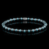 Hematite - Blue Bracelet XVII (4mm)