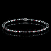 Hematite - Shiny Wine Red Bracelet XXII (4mm)