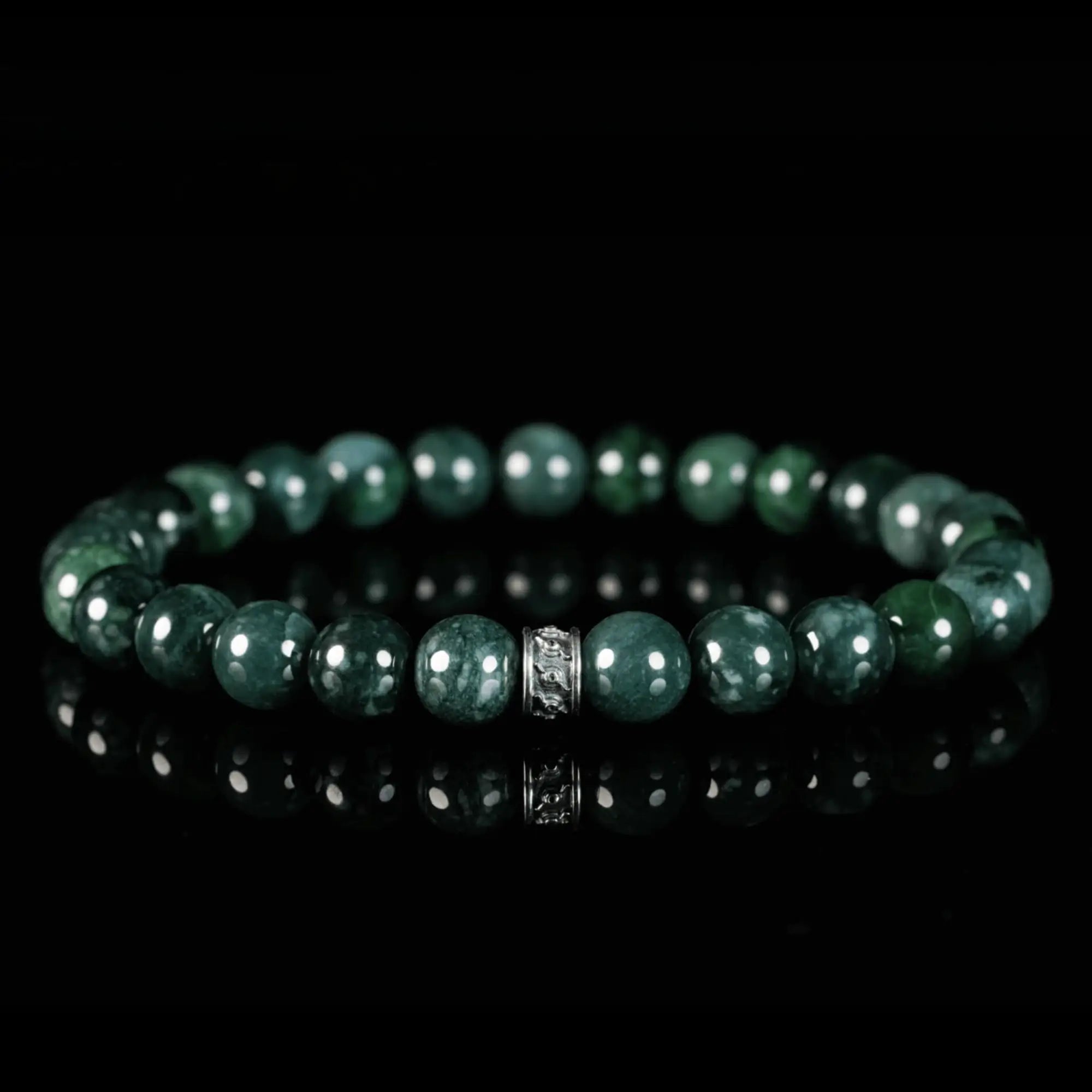 Pulsera de Jade Verde I (8mm)