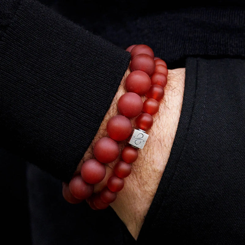 Carnelian Bracelet XIV (8mm) - Primary Specimen