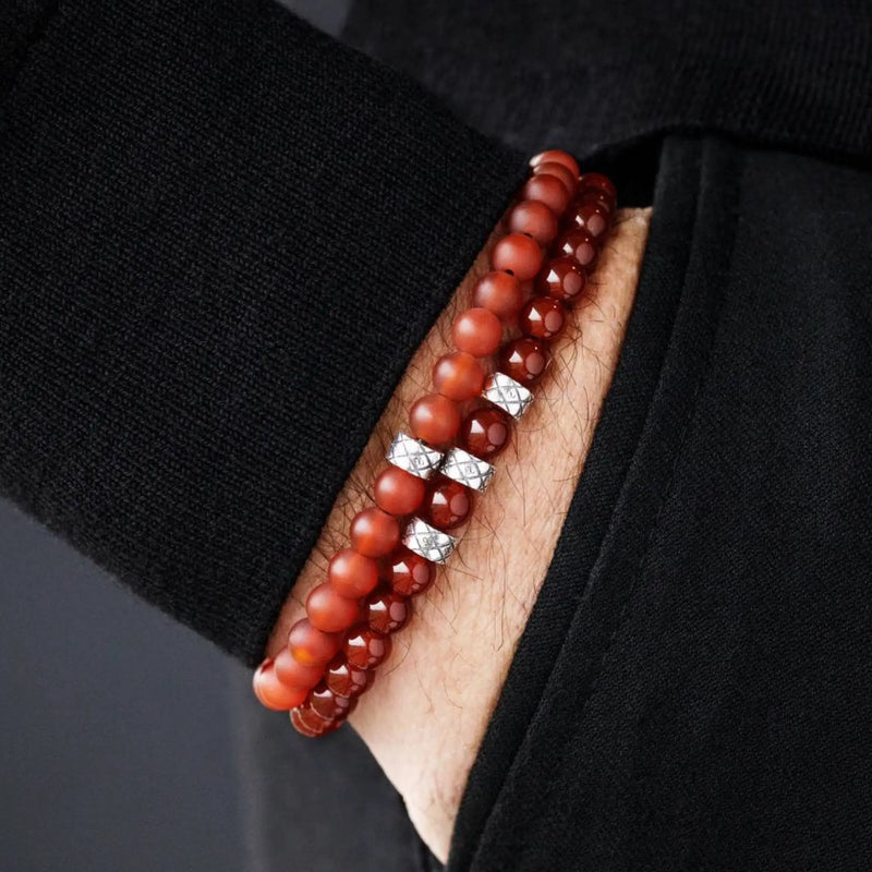 Carnelian Bracelet XI (6mm) - Primary Specimen