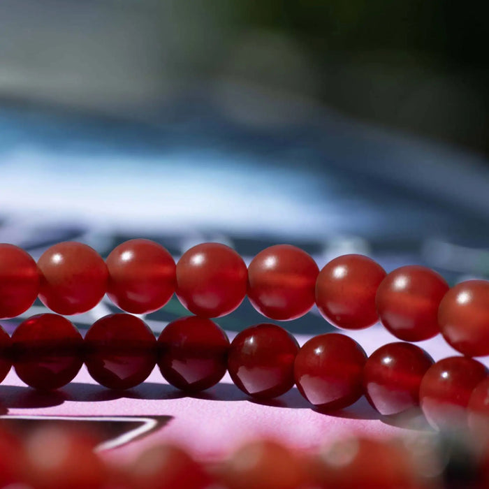 Carnelian Bracelet VII (6mm) - Secondary Specimen