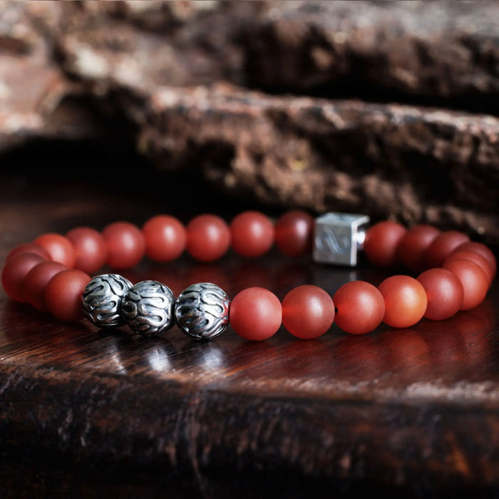 Carnelian Bracelet XIV (8mm) - Secondary Specimen