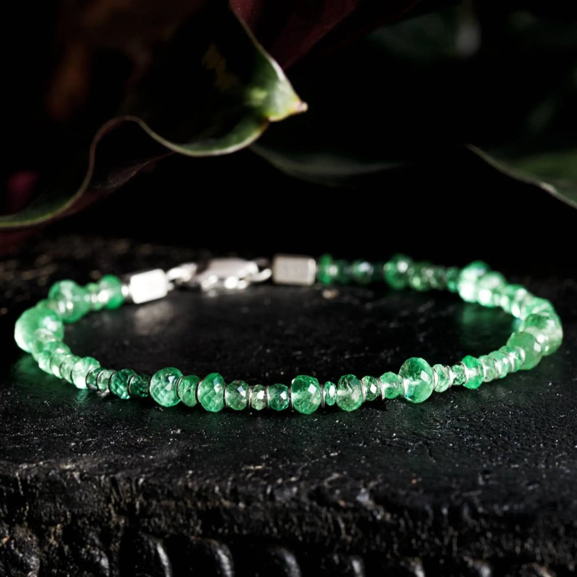 Colombian Emerald Bracelet IV (3-5mm)