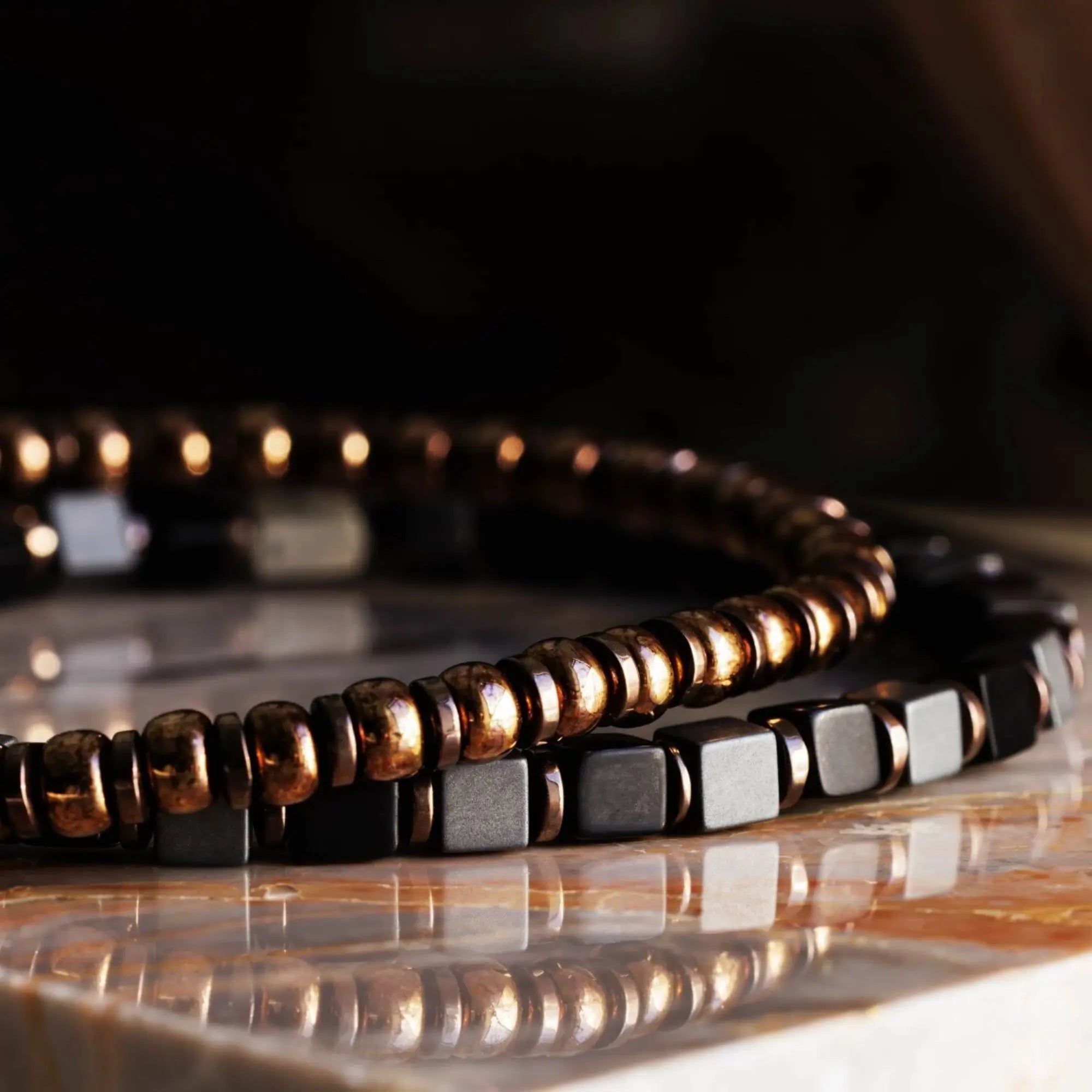 Hematite - Metallic Brown Bracelet XX (4mm)