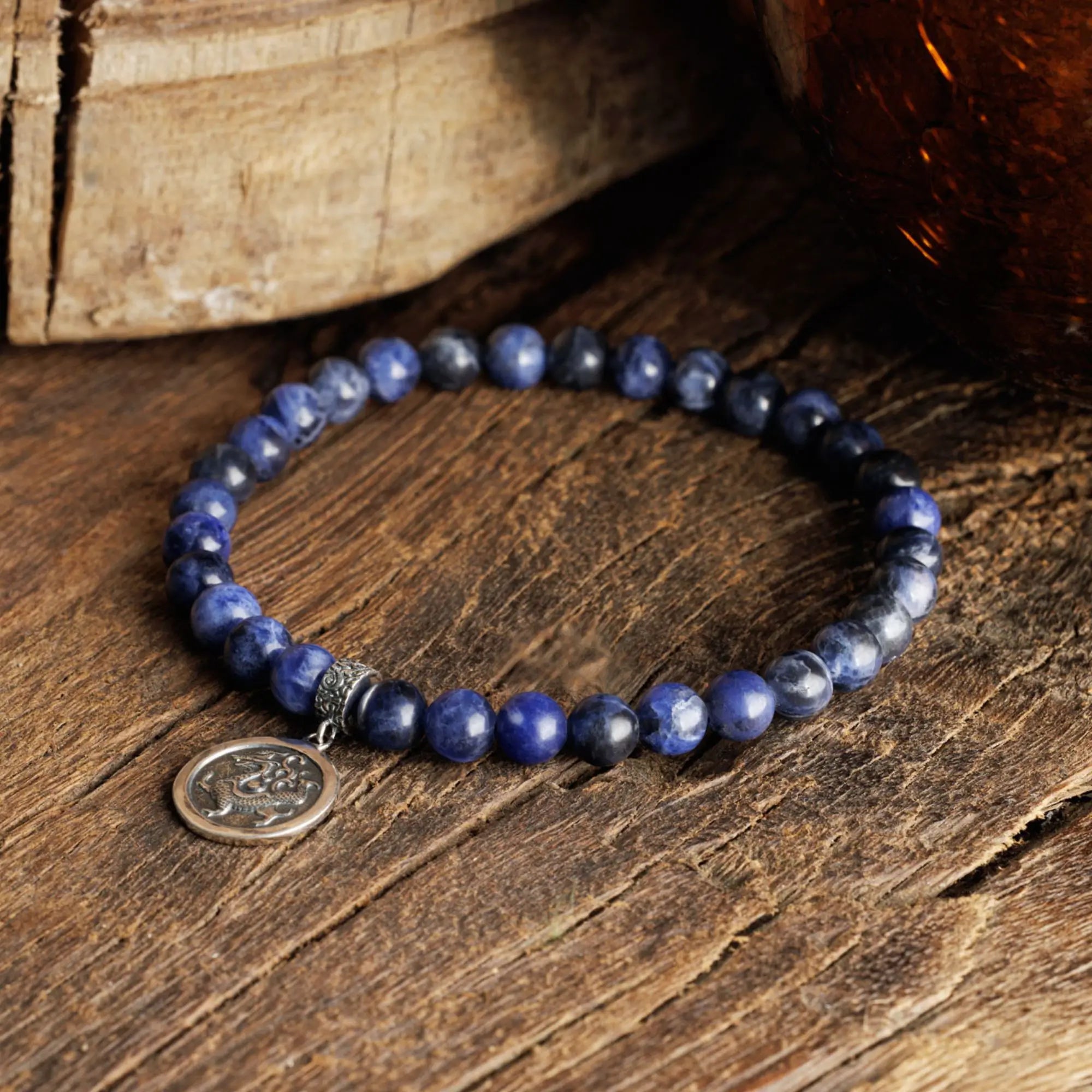 Sodalite - Blue Dragon Bracelet (6mm)