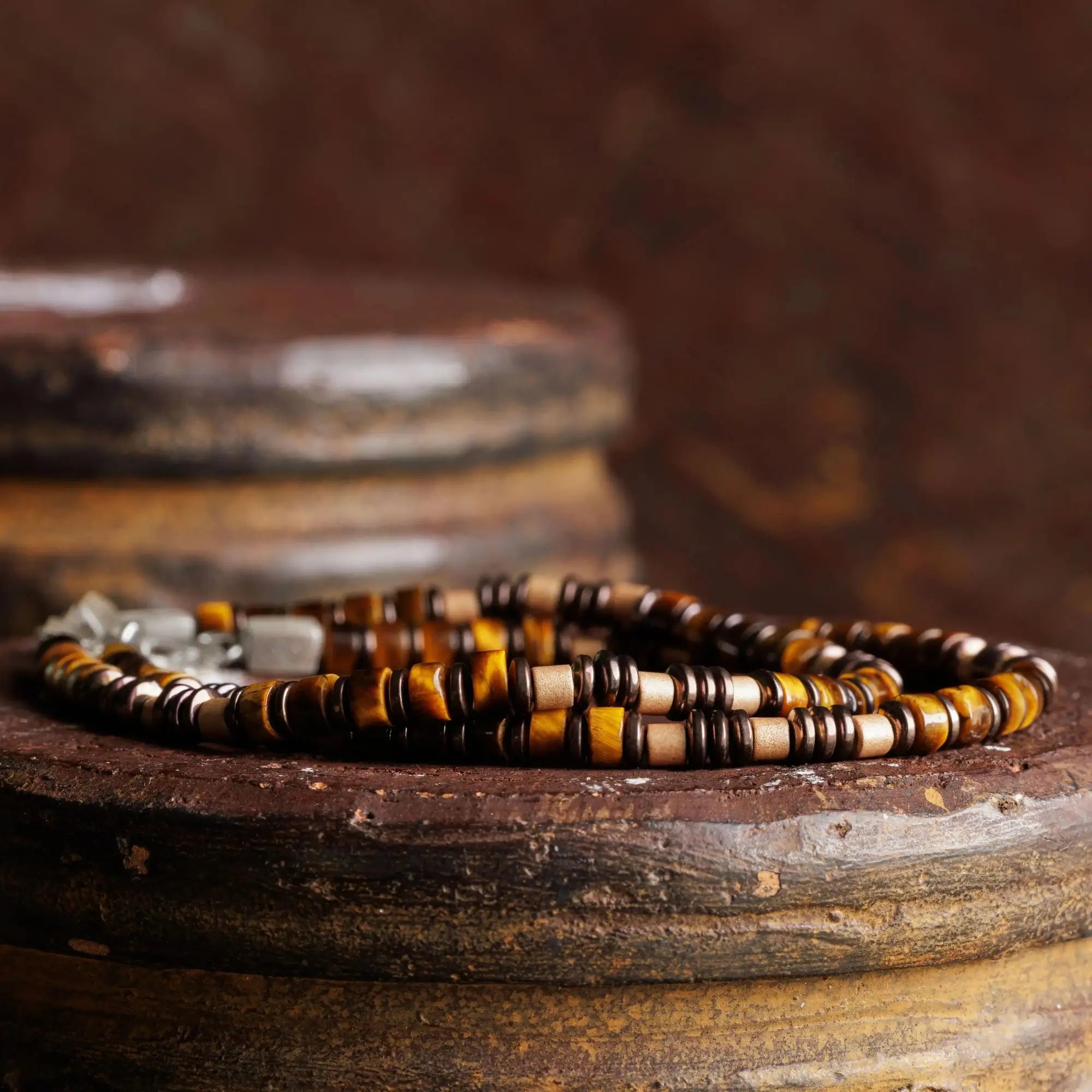 Pulsera de Ojo de Tigre XII (4mm)